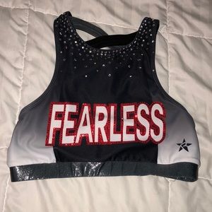 Kc Cheer Fearless sports bra